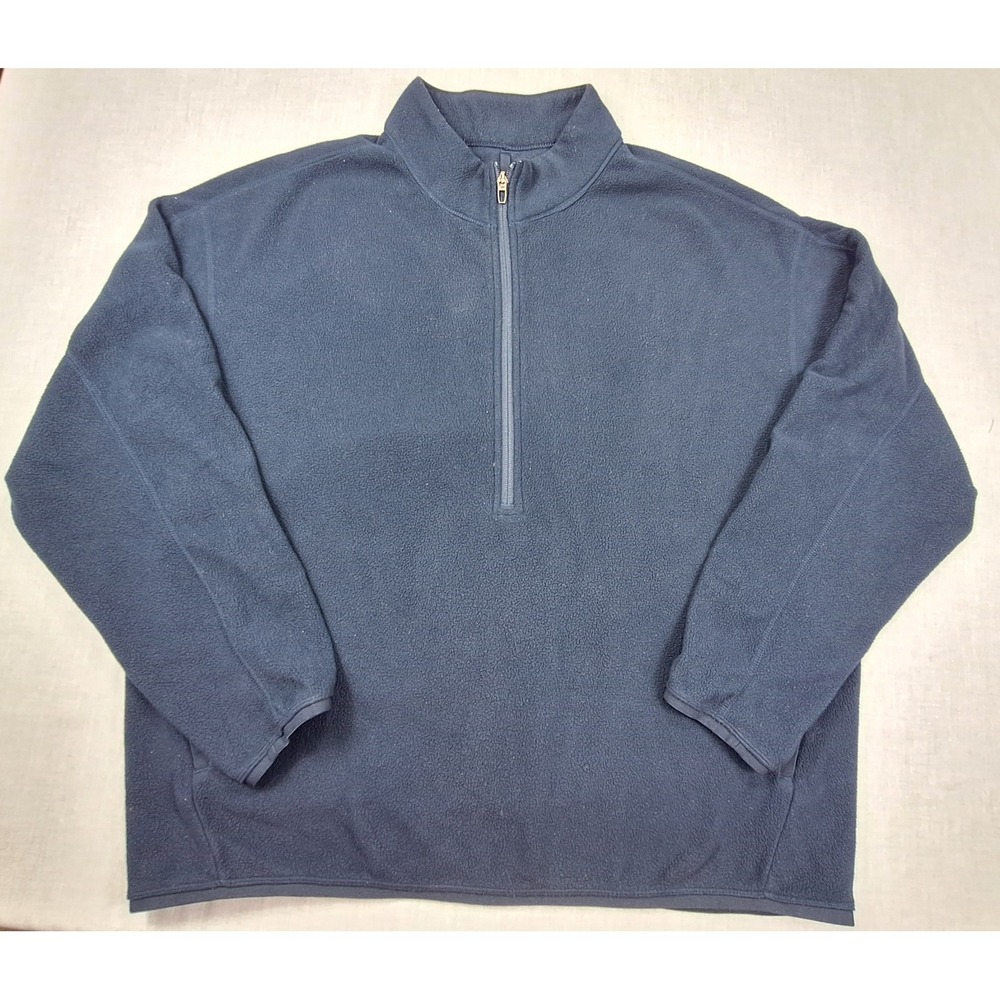 Lululemon Mens Oversized-Fit Fleece Half-Zip in True Navy XXL